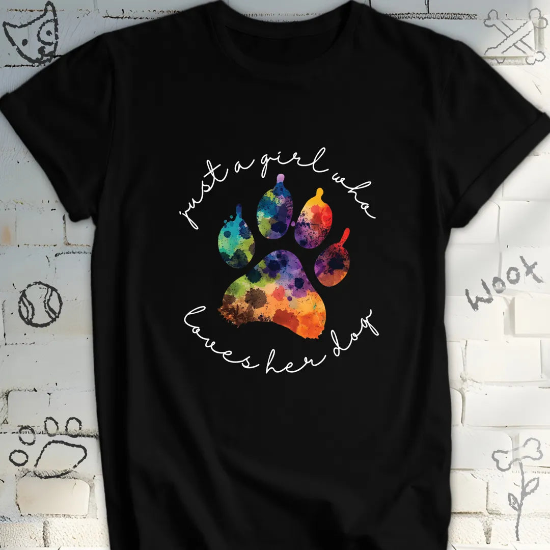 Just a Girl Who Loves Her Dog T-Shirt