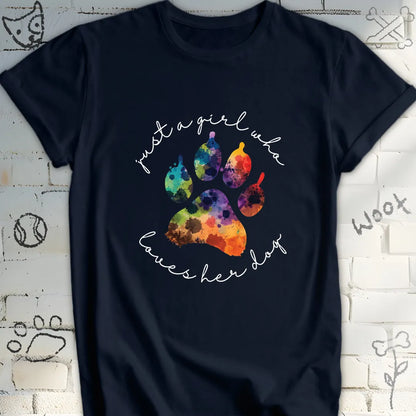 Just a Girl Who Loves Her Dog T-Shirt