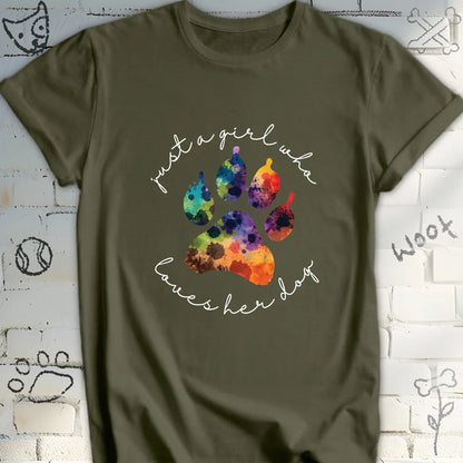 Just a Girl Who Loves Her Dog T-Shirt