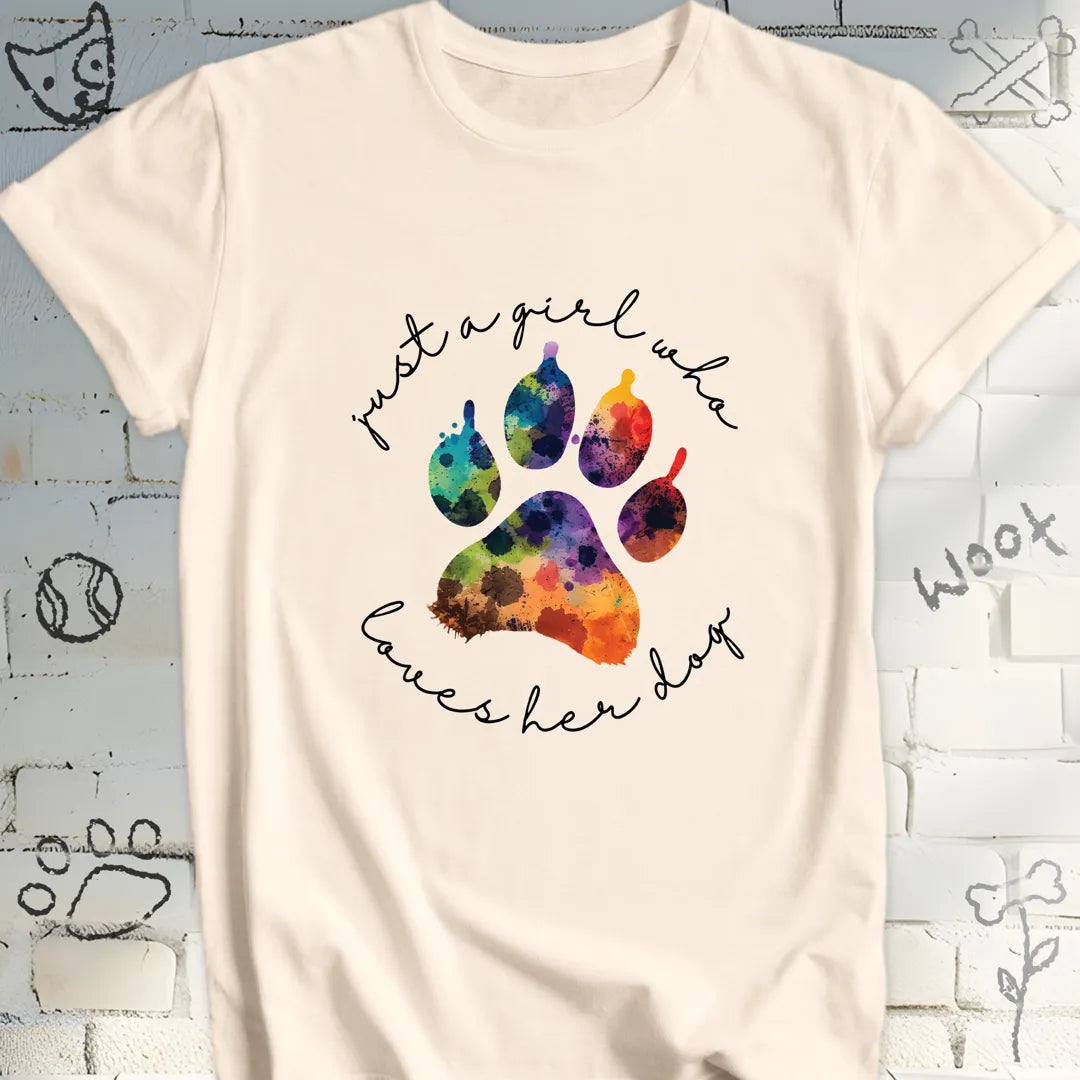 Just a Girl Who Loves Her Dog T-Shirt