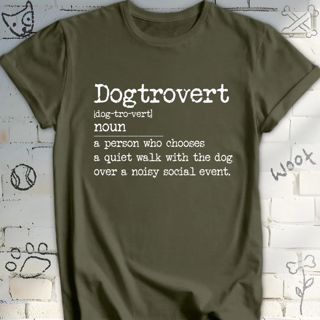 Dogtrovert Definition: A Pawfect Lifestyle T-Shirt