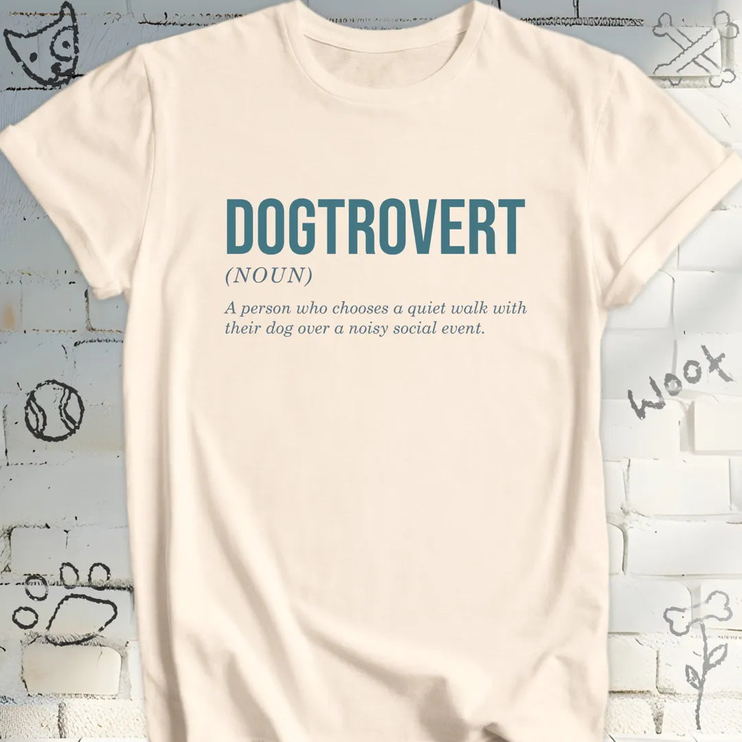 Funny Dogtrovert Definition T-Shirt