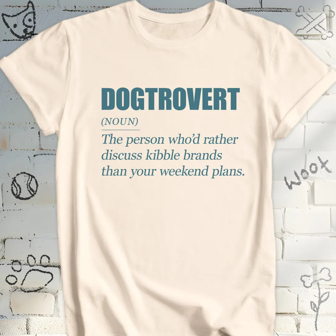 Dogtrovert Definition Tee – Living the Dog Life