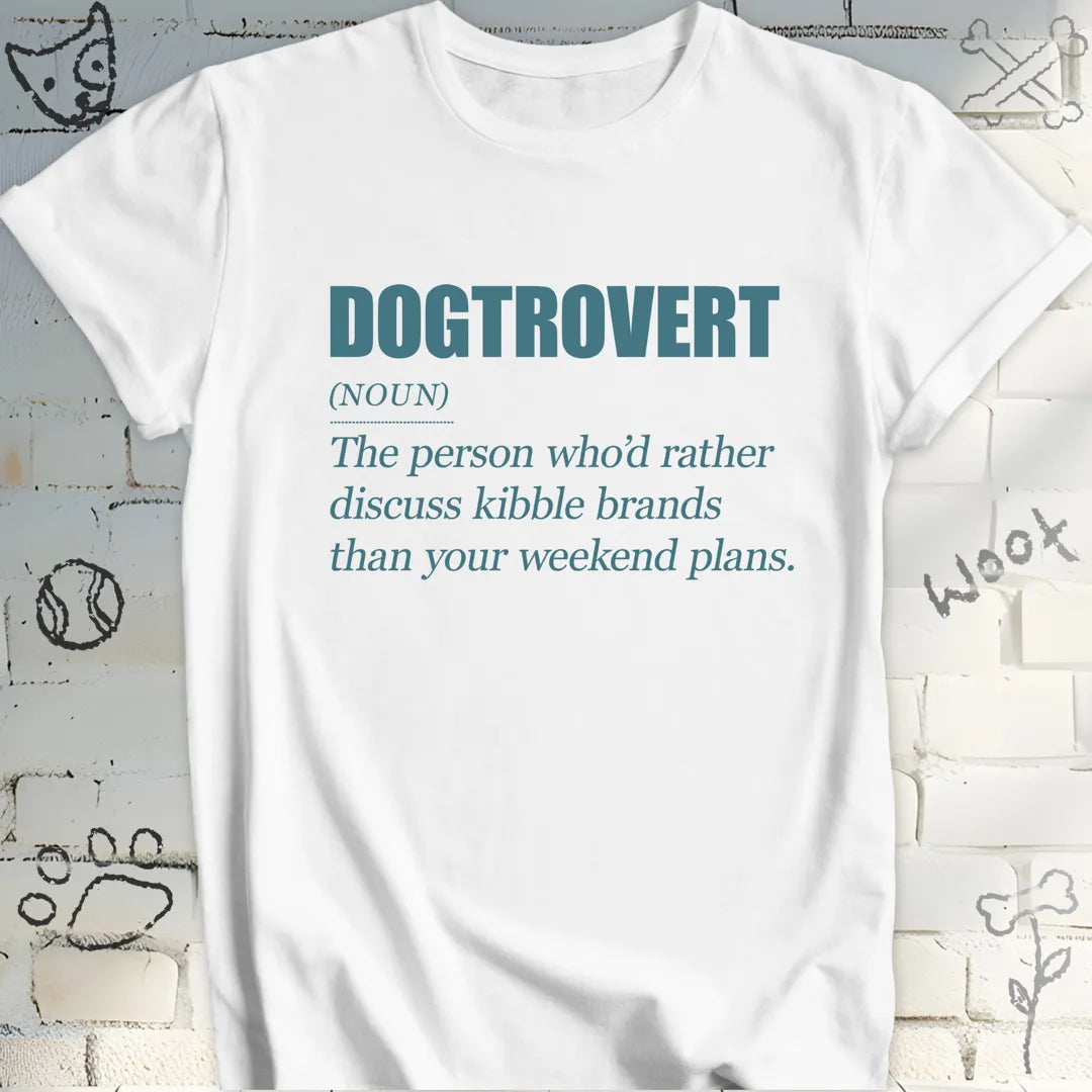 Dogtrovert Definition Tee – Living the Dog Life