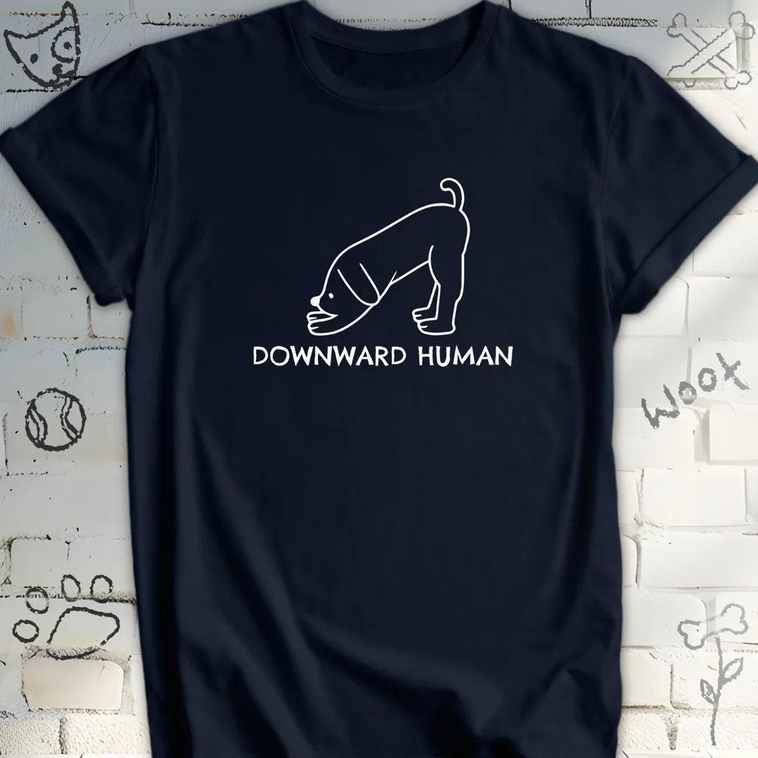 Yoga Downward Human Dog T-Shirt