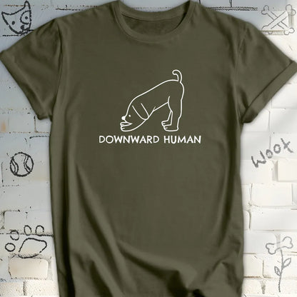 Yoga Downward Human Dog T-Shirt