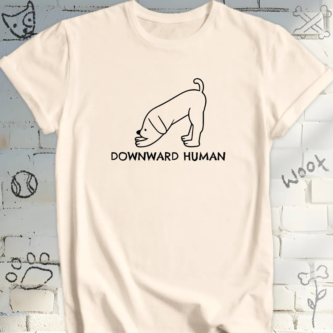 Yoga Downward Human Dog T-Shirt