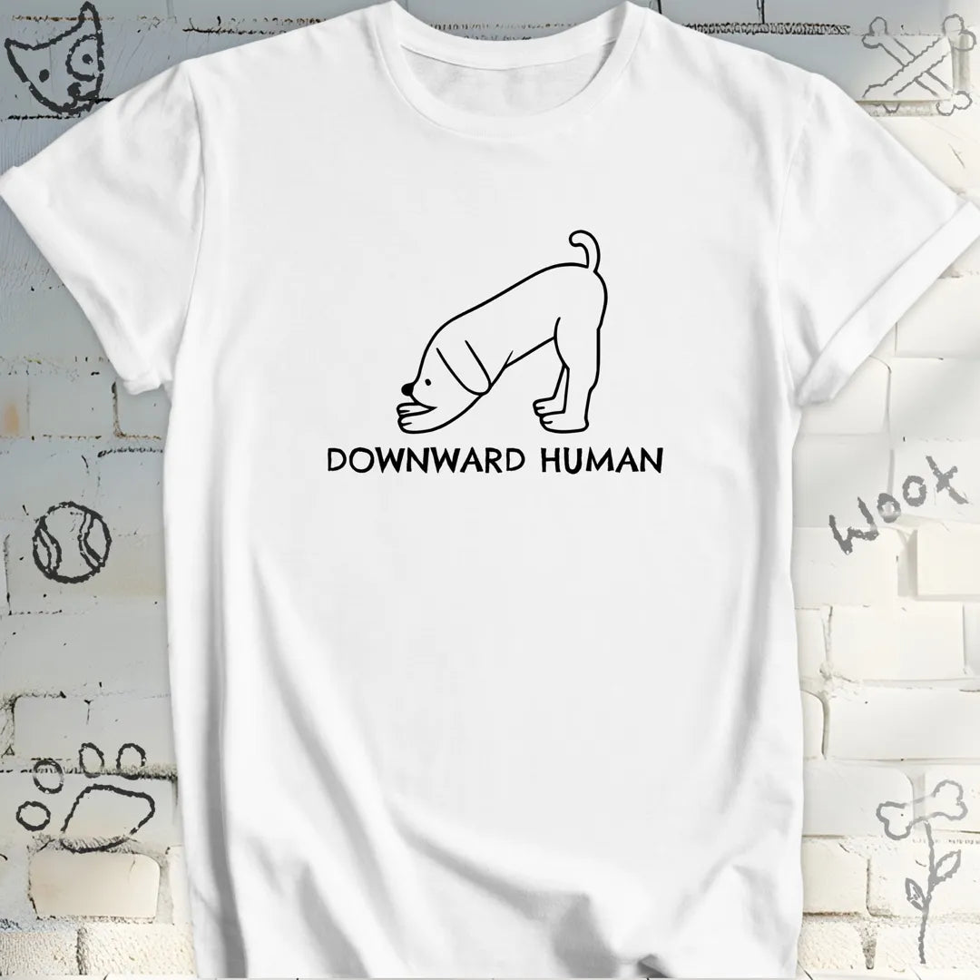 Yoga Downward Human Dog T-Shirt