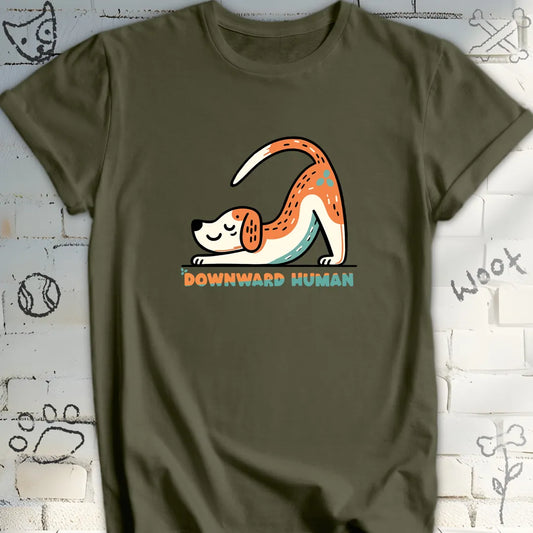 Yoga Downward Human T-Shirt