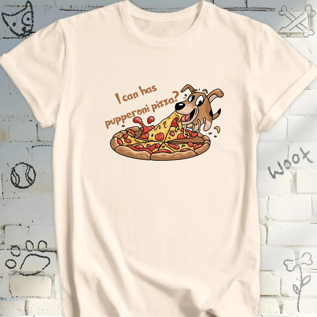 I Can Has Pupperoni Pizza T-Shirt