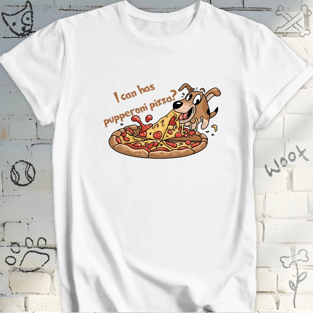 I Can Has Pupperoni Pizza T-Shirt