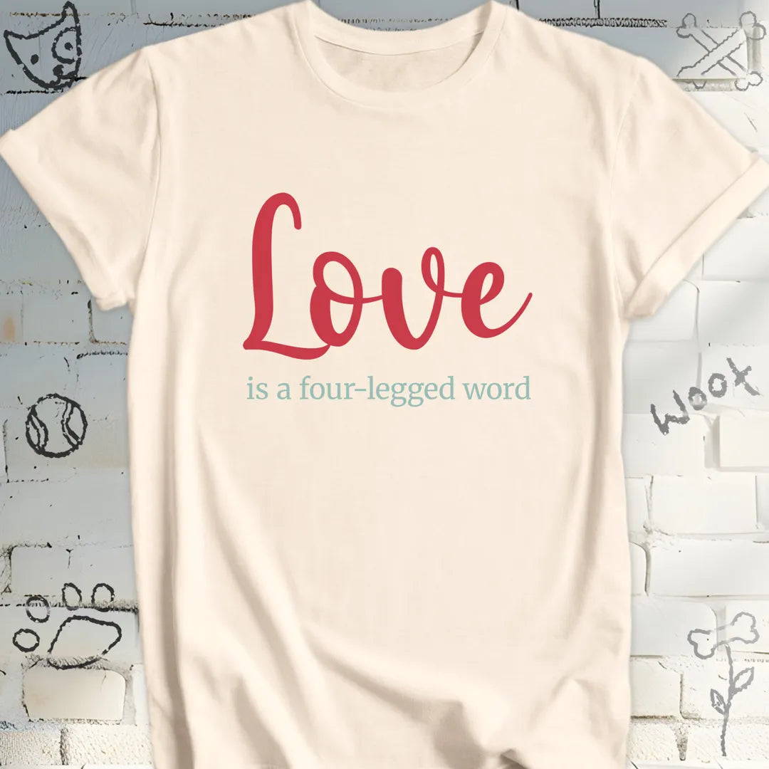 Love Is a Four-legged Word T-Shirt