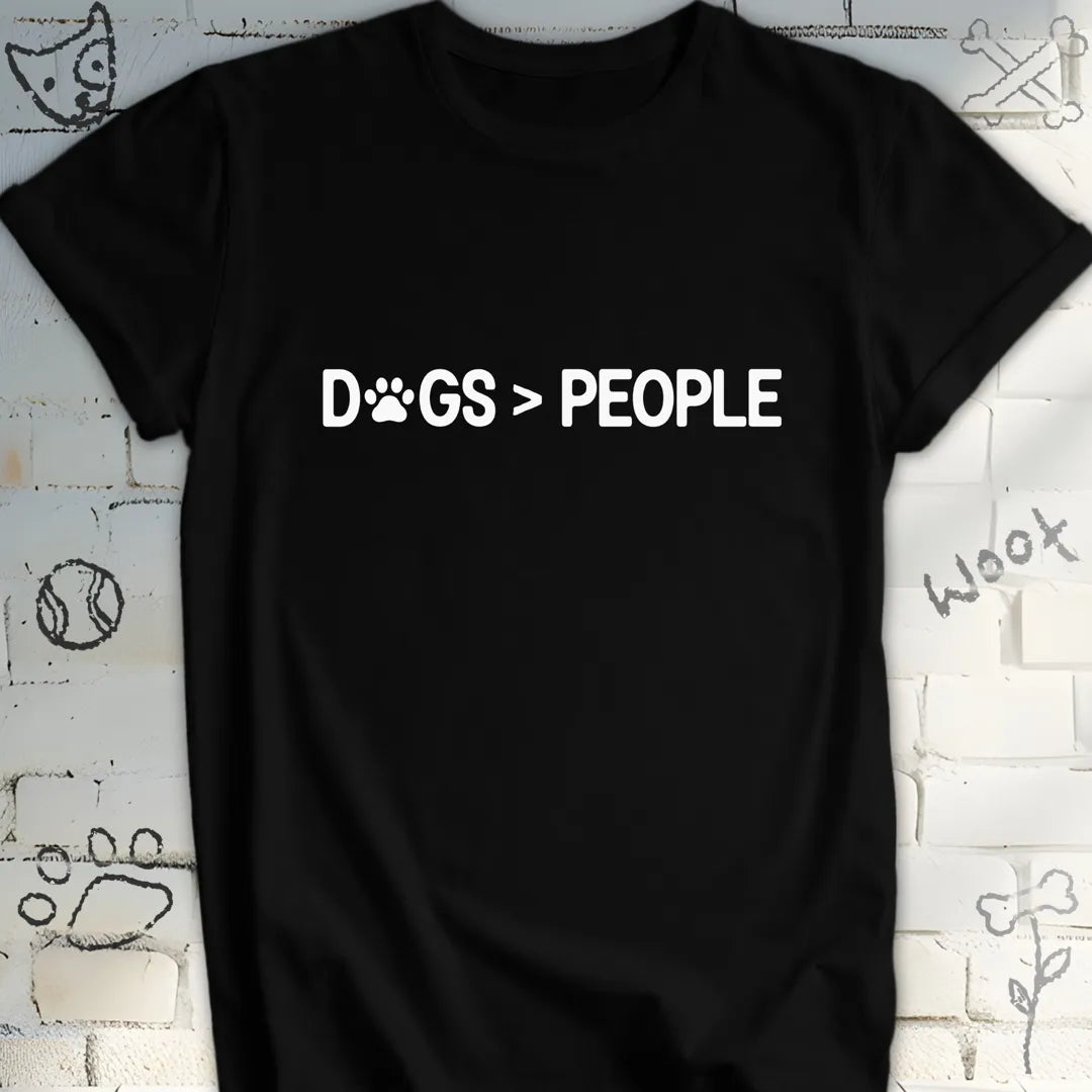 Dogs More Than People True Dog Lover T-Shirt