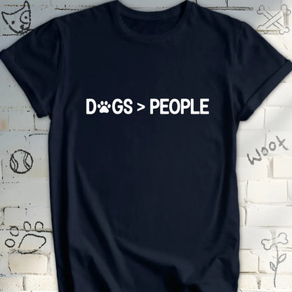 Dogs More Than People True Dog Lover T-Shirt