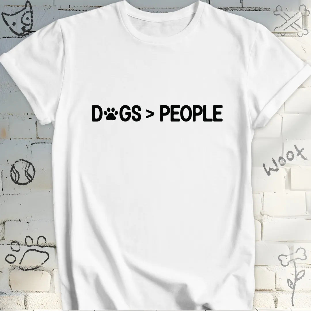 Dogs More Than People True Dog Lover T-Shirt