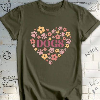 Dog Lover’s Heart T-Shirt