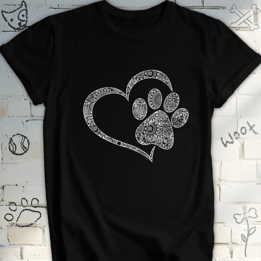 I Heart My Dog Mandal T-Shirt