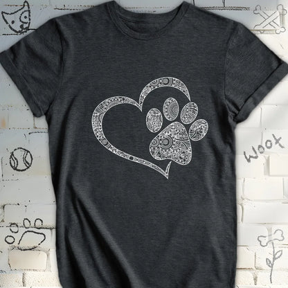 I Heart My Dog Mandal T-Shirt