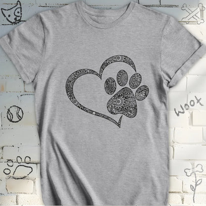 I Heart My Dog Mandal T-Shirt