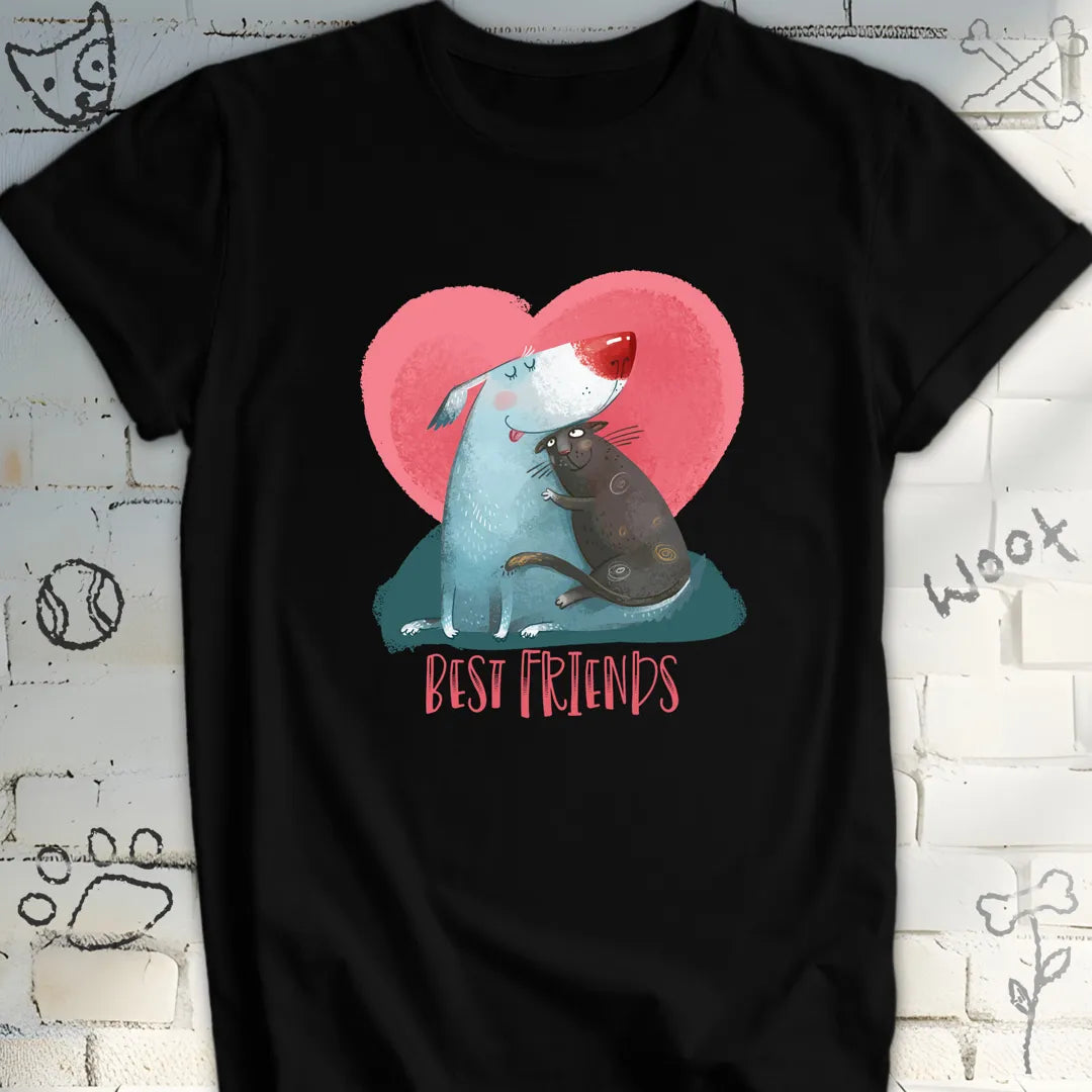 Best Friends Dod and Cat T-Shirt