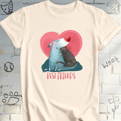 Best Friends Dod and Cat T-Shirt