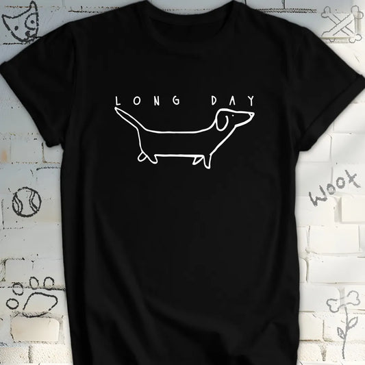 Funny Long Day Dachshund T-Shirt