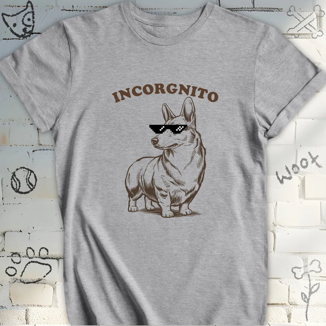 Incorgnito Corgi T-Shirt