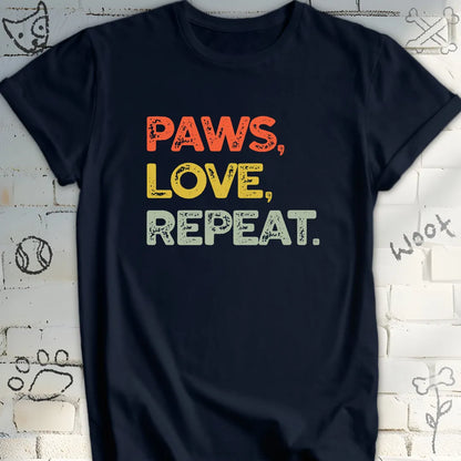 Paws, Love, Repeat Dog T-shirt